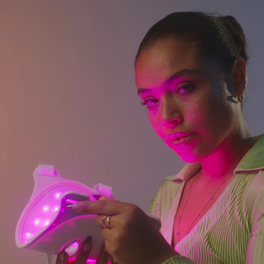 Omnilux Clear Face Mask - Medical Grade LED Light Therapy for Acne