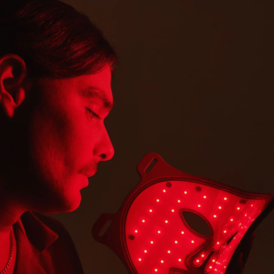 Omnilux Men Face Mask - Medical Grade LED Light Therapy