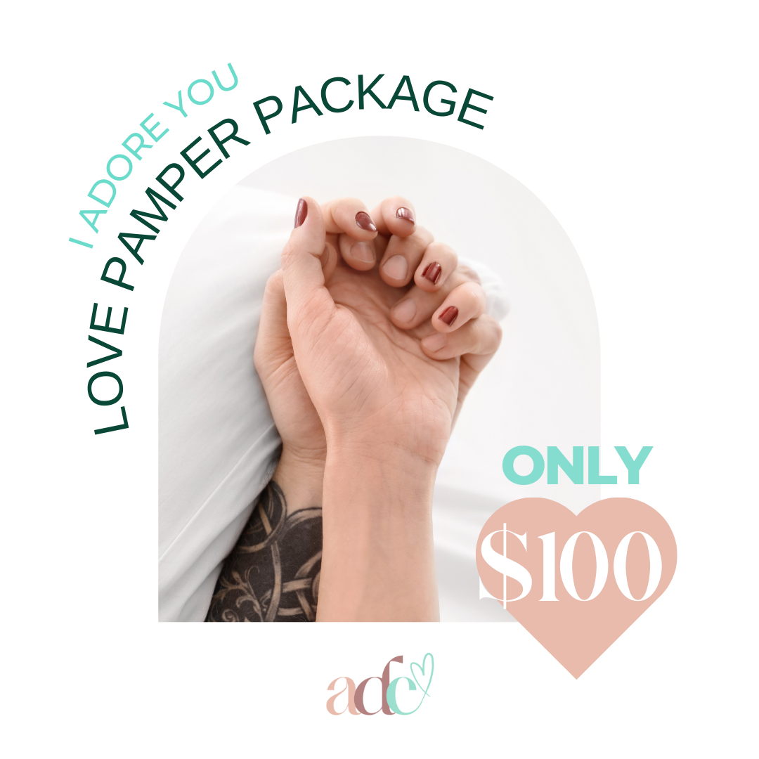 The 'I Adore You' pamper package - for the one you love