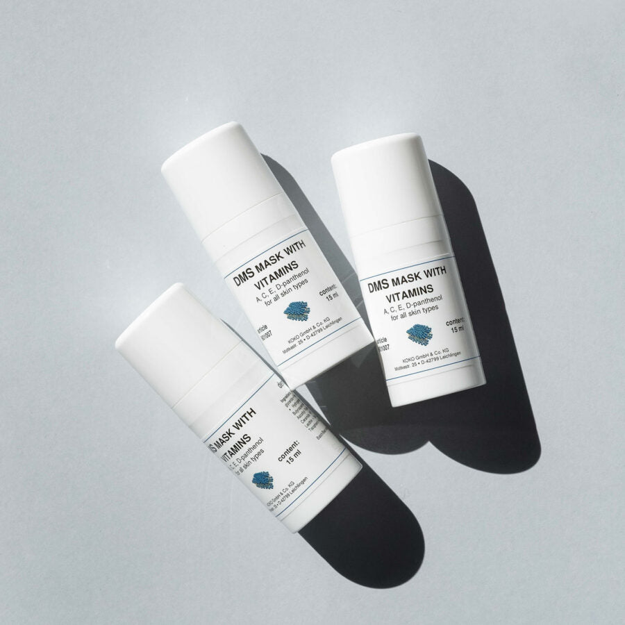 DMS® Mask with Vitamins A, C, E, B5, F - moisturiser restores skin