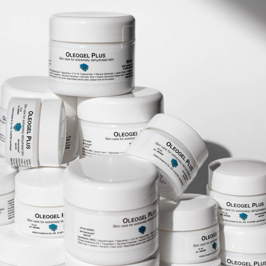 Oleogel Plus by dermaviduals - dehydrated skin