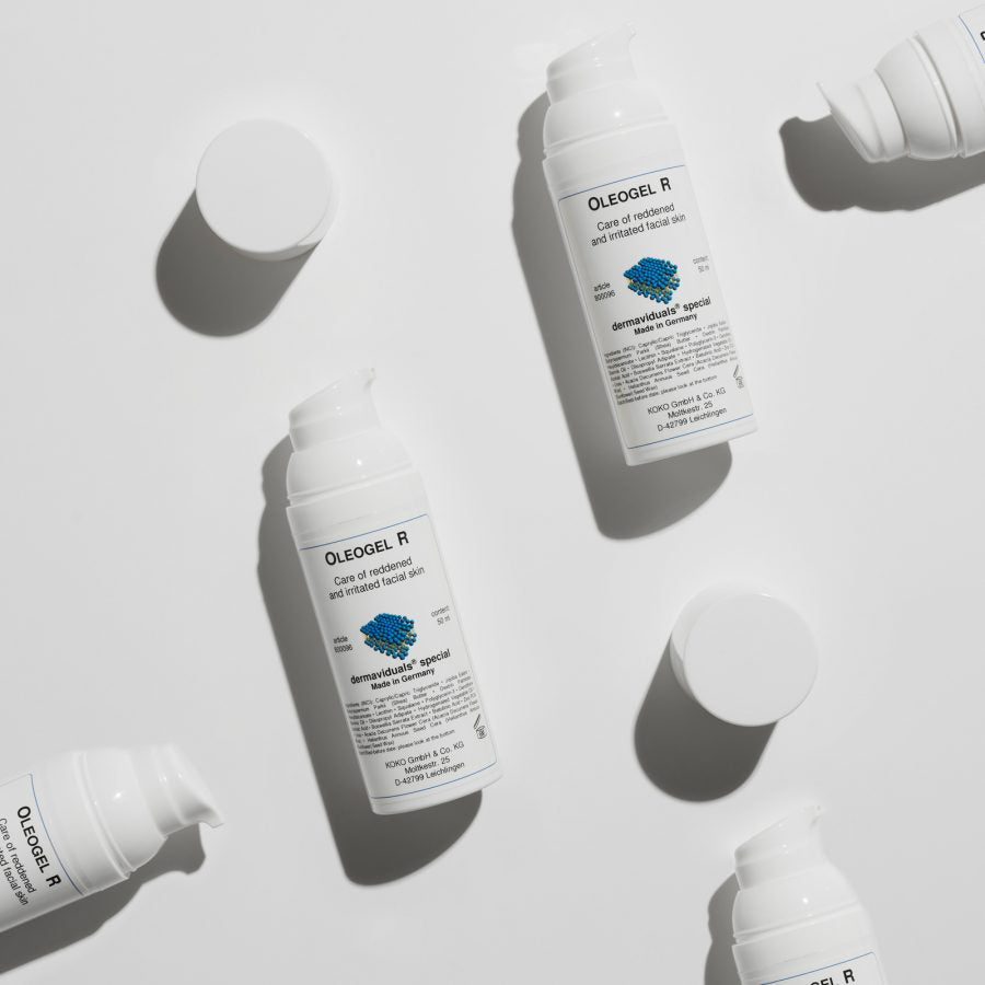Oleogel R by Dermaviduals - rosacea redness or irritation skin