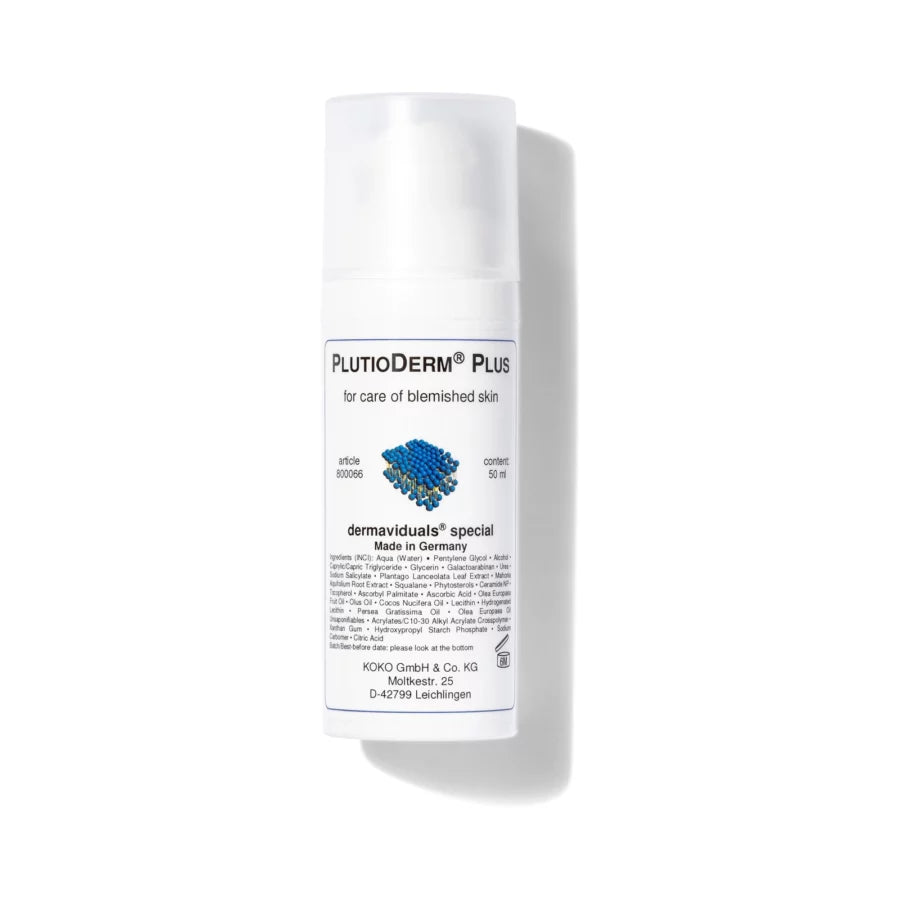 PlutioDerm Plus by Dermaviduals - acne prevention