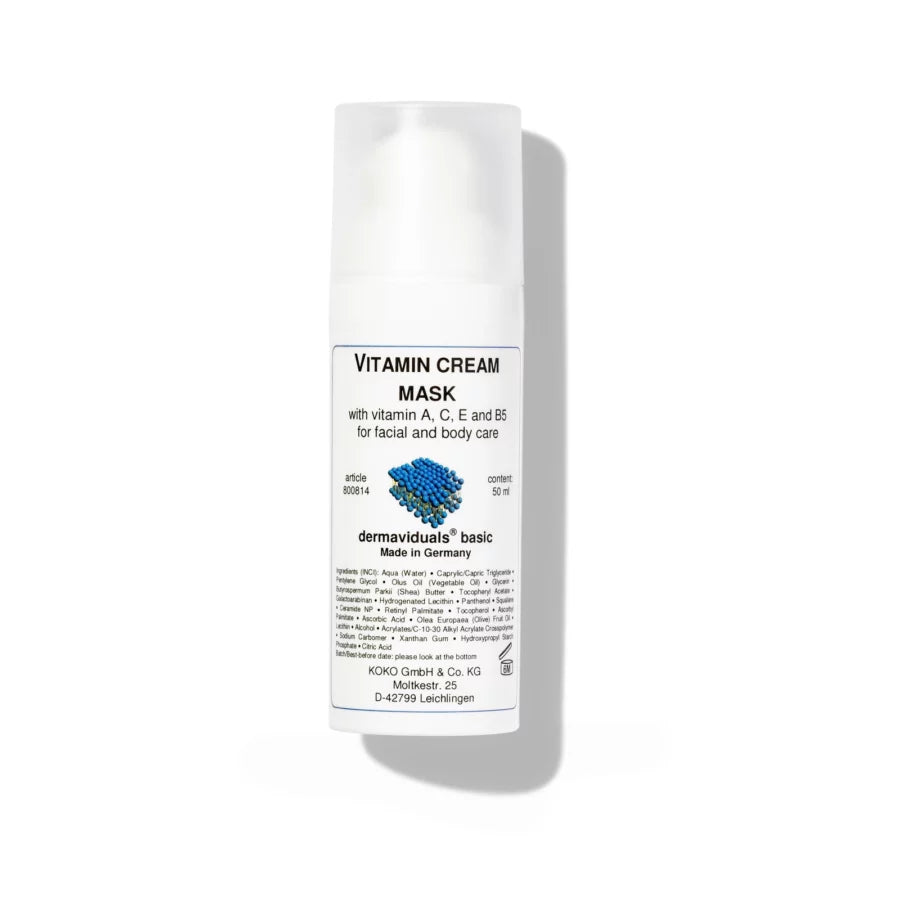 Vitamin Cream Mask by Dermaviduals - normal to dehydrated skin