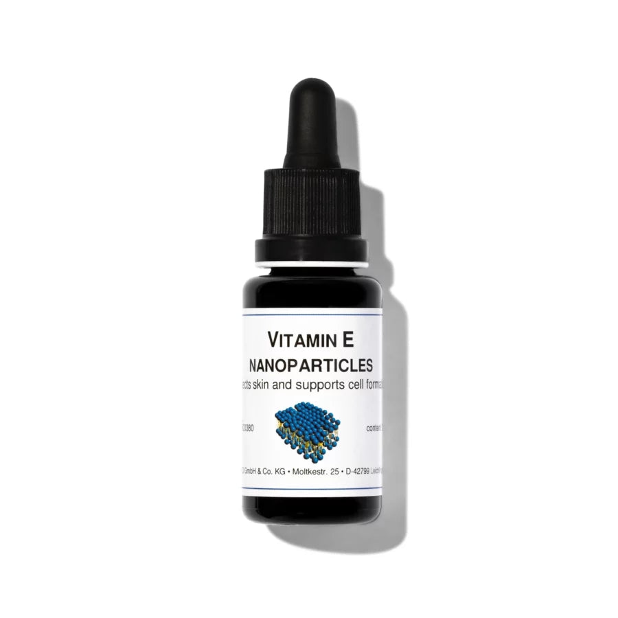 Vitamin E Nanoparticles by Dermaviduals - skin cell renewal, hydration, elasticity
