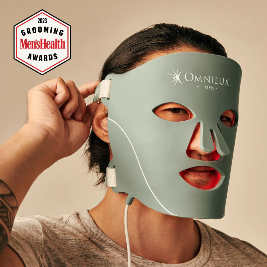 Omnilux Men Face Mask - Medical Grade LED Light Therapy