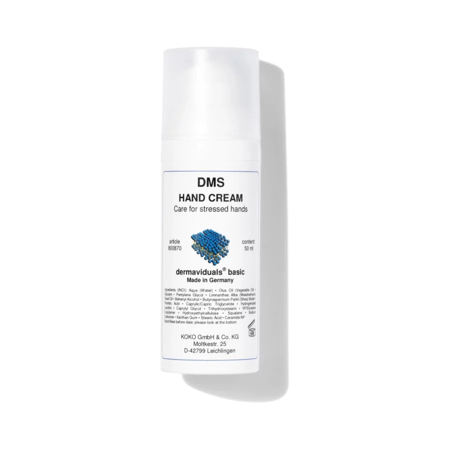 DMS® Hand Cream by Dermaviduals - nourishing and hydrating moisturiser